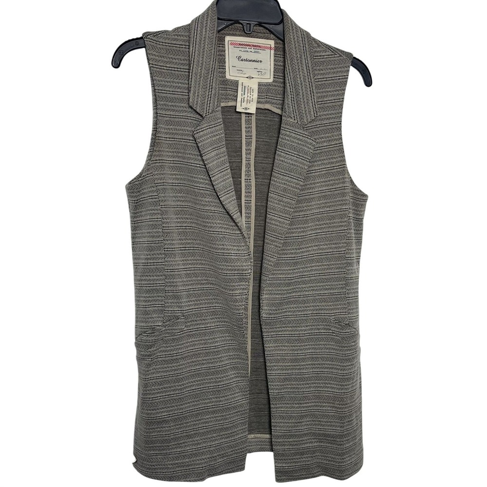 Cartonnier Long Sweater Vest Duster Medium